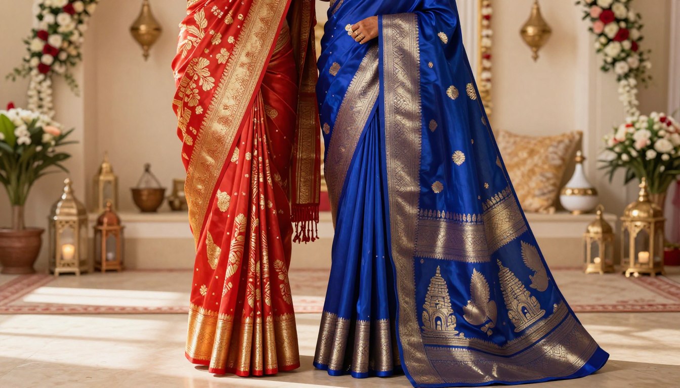 Banarasi vs Kanjivaram saree