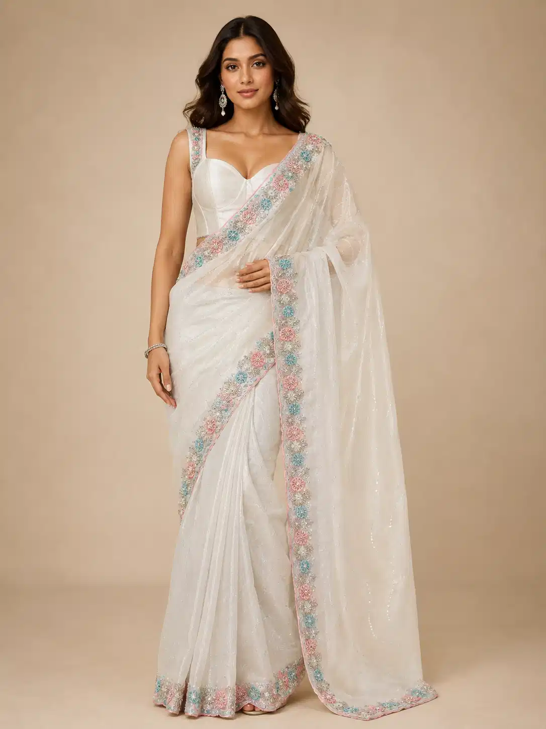 ivory-soft-organza-designer-saree-noor-e-bahar