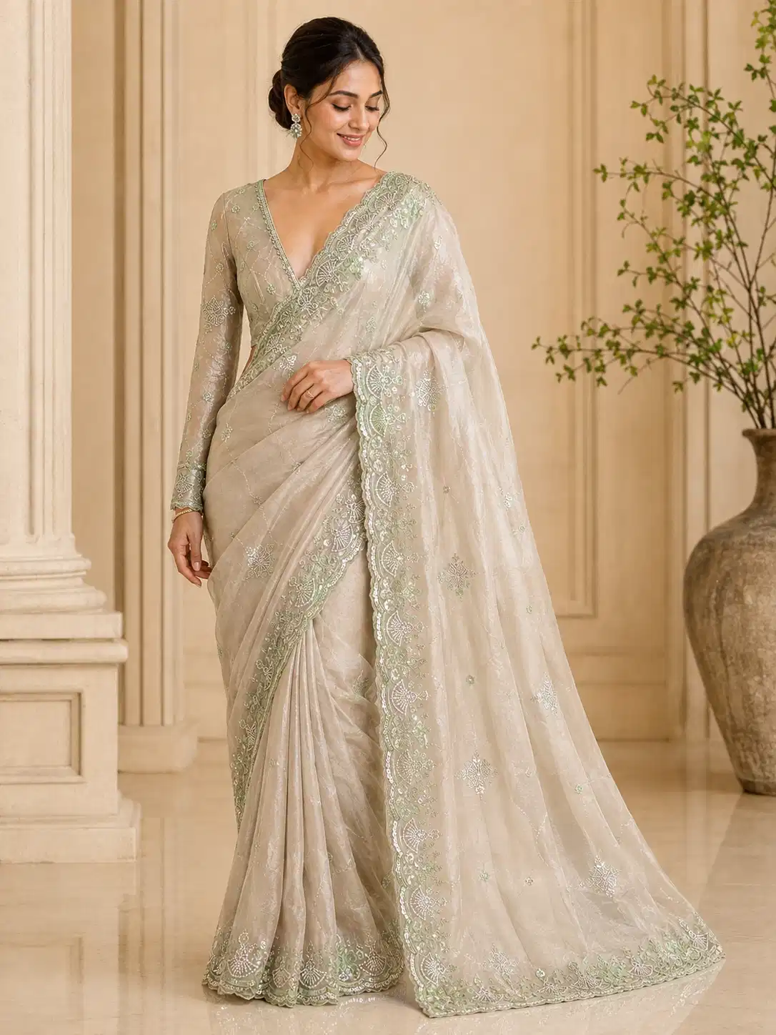 mehera-pearl-mint-soft-tissue-saree