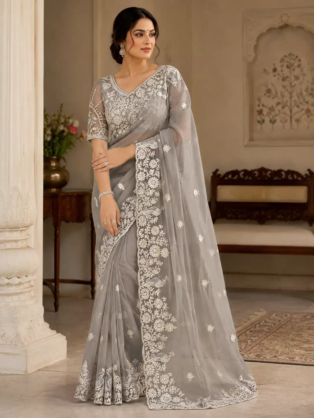 silver-meher-ivory-embroidered-designer-saree