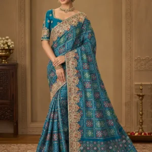 Shivanora Neelvastra Rajsi Heritage Designer Saree